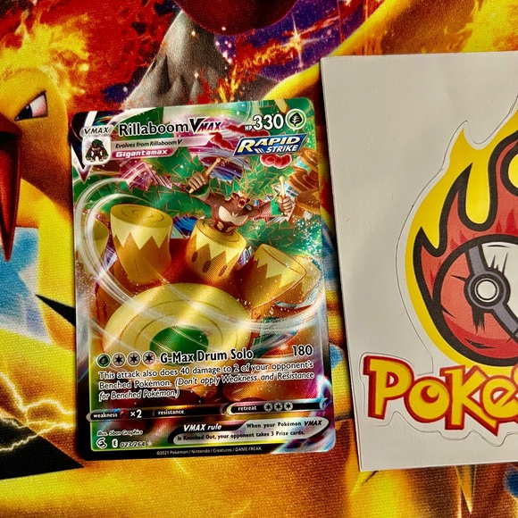 Pokémon Rillaboom Vmax Fusion Strike - Picture 2 of 3